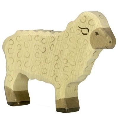 Holztiger Schaf  stehend