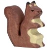 Holztiger Eichhörnchen  braun