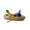 kleines Holz Boot mit Paddel-Öko Spielzeug-Naturspielzeug