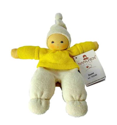Nanchen Zausel gelb -Öko Spielzeug-Babies