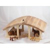 Bauernhof Stall aus Holz-Öko Spielzeug-Holzspielzeug
